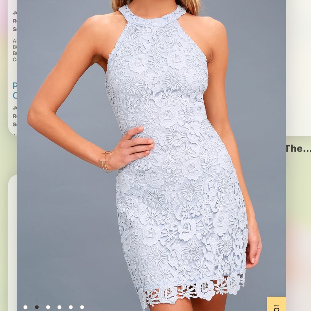 LULUS lace mini dress